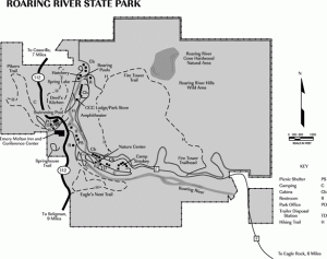 Roaring River Park Map