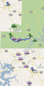 Roaring River Area (click map for details)