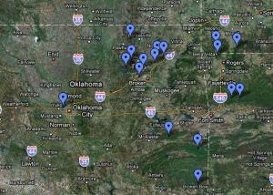 Autumn 2009 Day Hikes Map