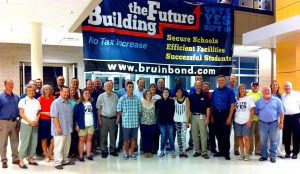 Campaigners after the successful bond election