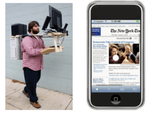 Mobile browsing was once impractical