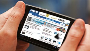 Browsing on small screens is a challenge