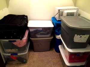 Wendy has already decluttered her apartment