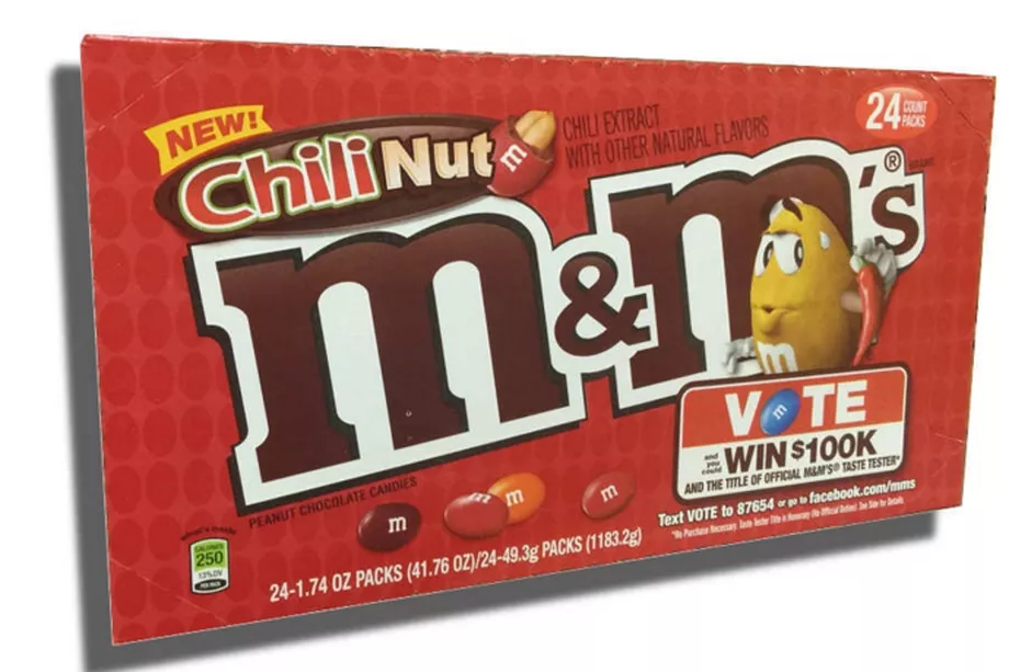 Wendy loved Chili Nut M&Ms