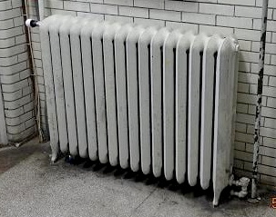 Typical steam radiator