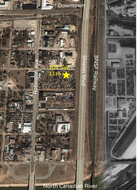 Hubcap Alley aerial in 2002