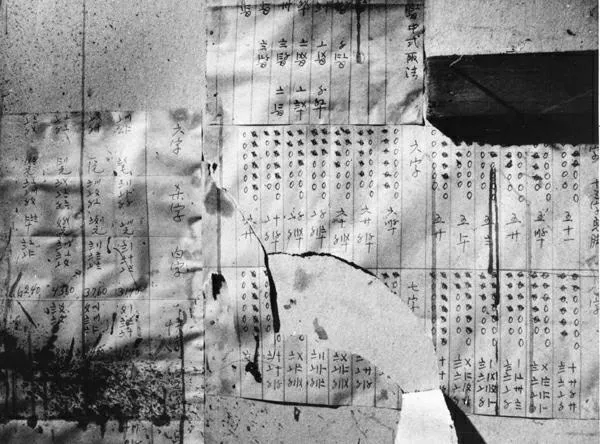 Chinese writing in the OKC underground