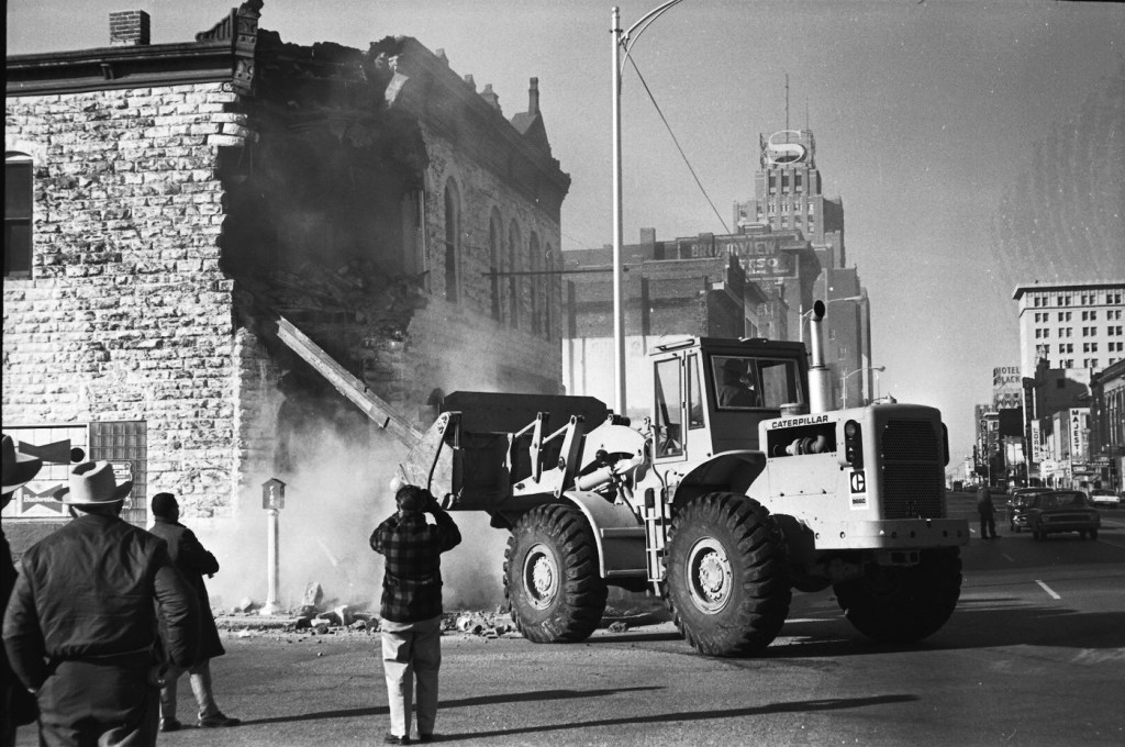 Buckhorn Saloon demolition