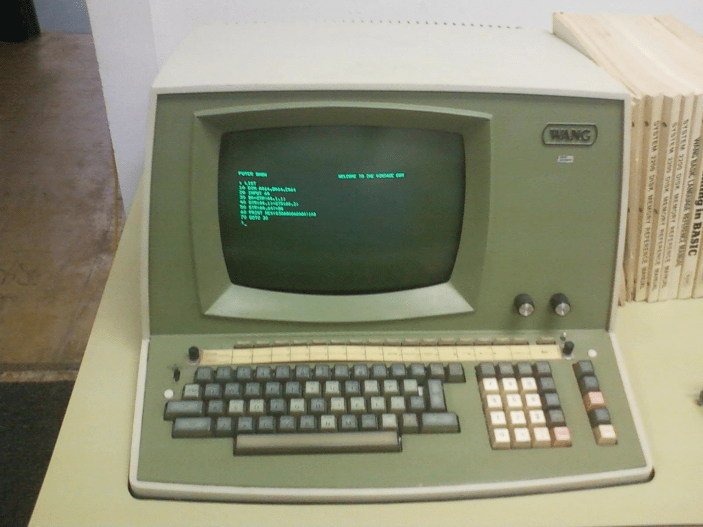 Wang word processor