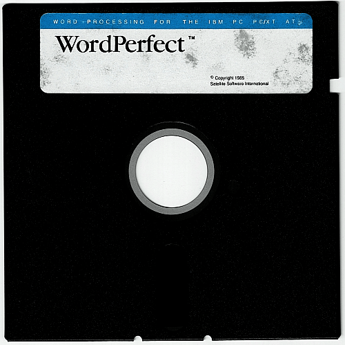 WordPerfect disk