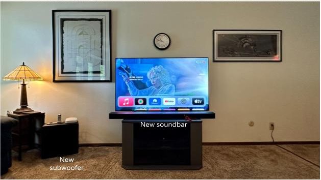 2017 TV with 2025 soundbar
