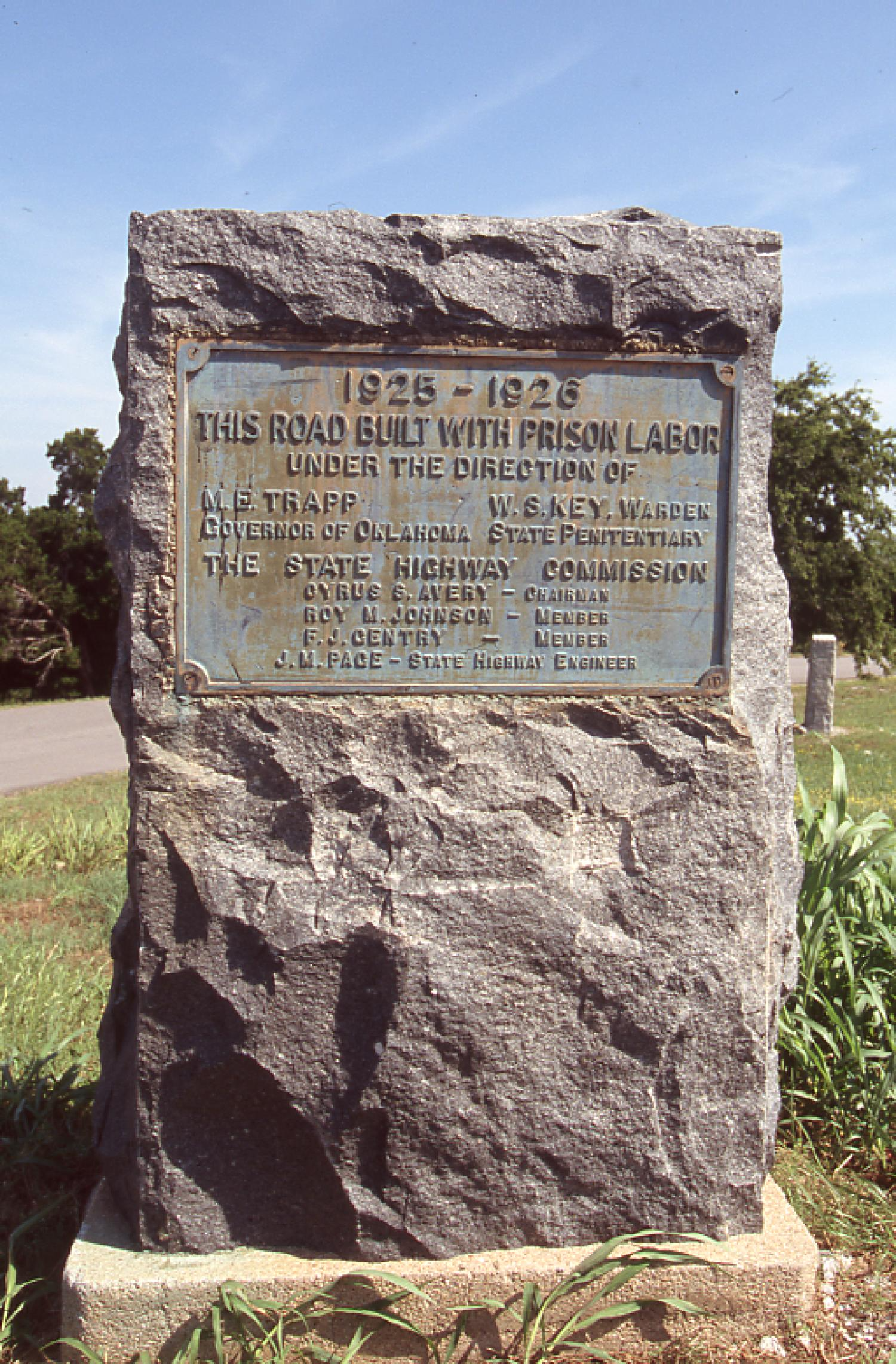 Convict labor marker