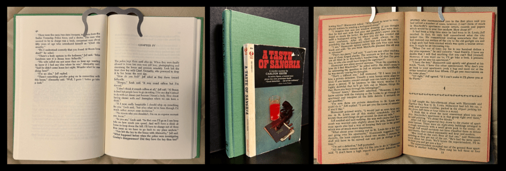 Comparison of physical copies of The Crayfish Dinner and A Taste of Sangria