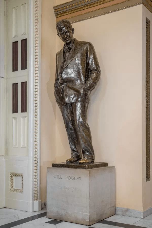 Will Rogers statue