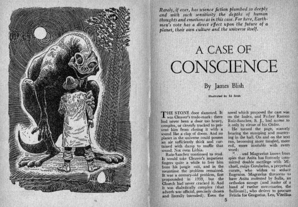 A Case of Conscience original novella in If magazine