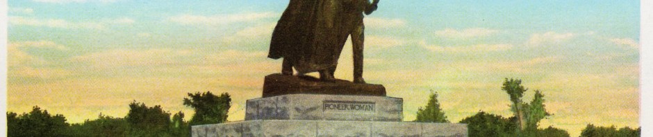 Pioneer Woman postcard