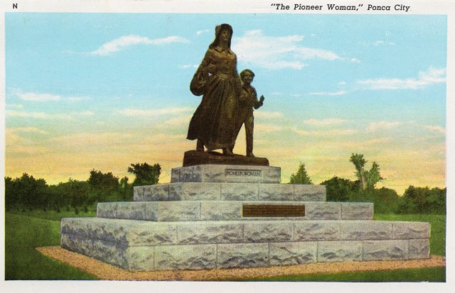 Pioneer Woman postcard