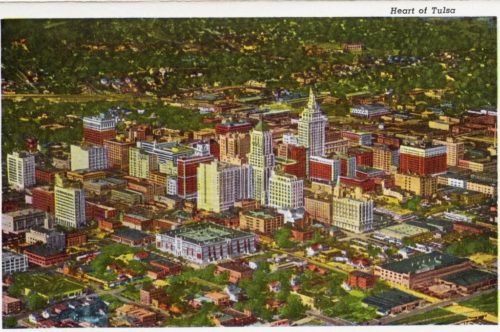 Downtown Tulsa in 1940