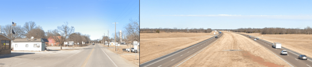 US 77 vs I-35