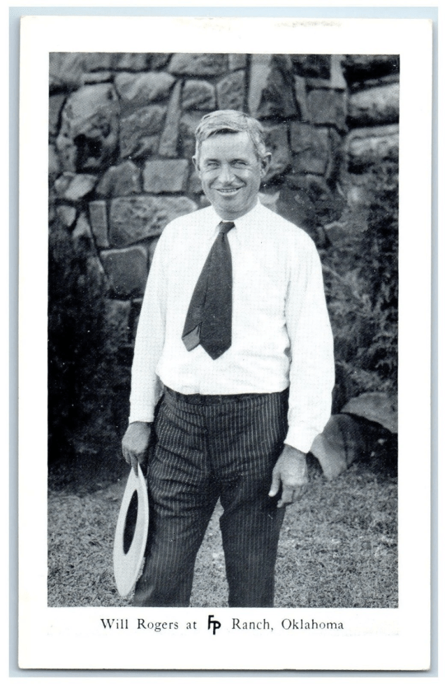 Will Rogers at Woolaroc