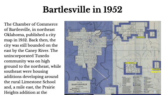 Bartlesville in 1952
