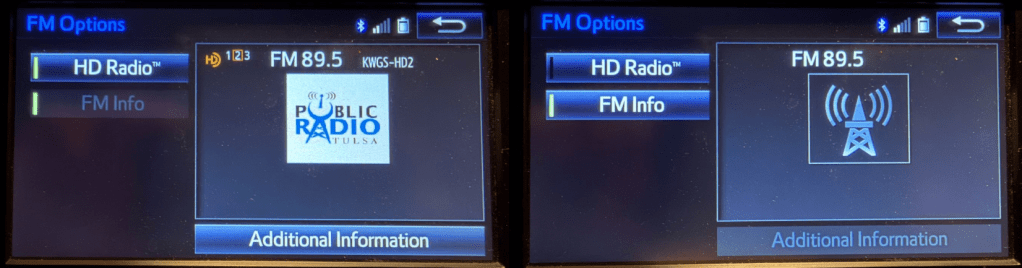 Toyota radio options
