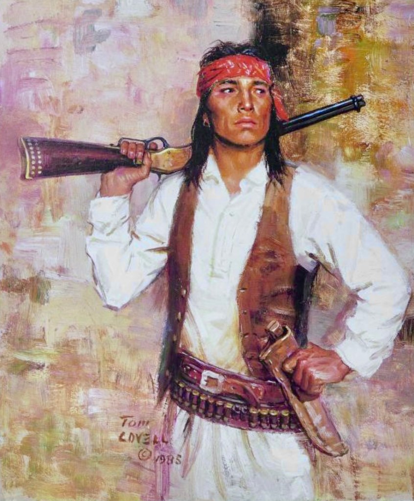 Chiricahua Scout by Tom Lovell