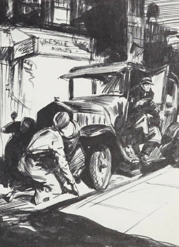 Dry brush illustration