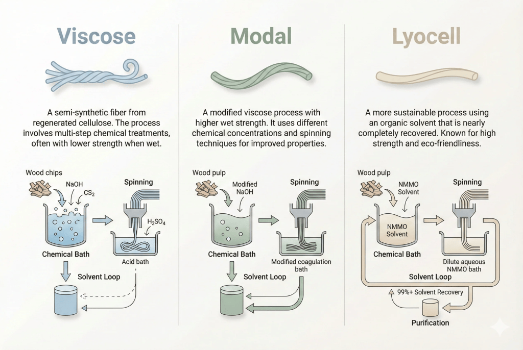 types of rayon