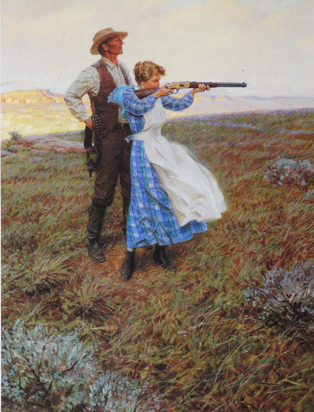 Target Practice by Tom Lovell
