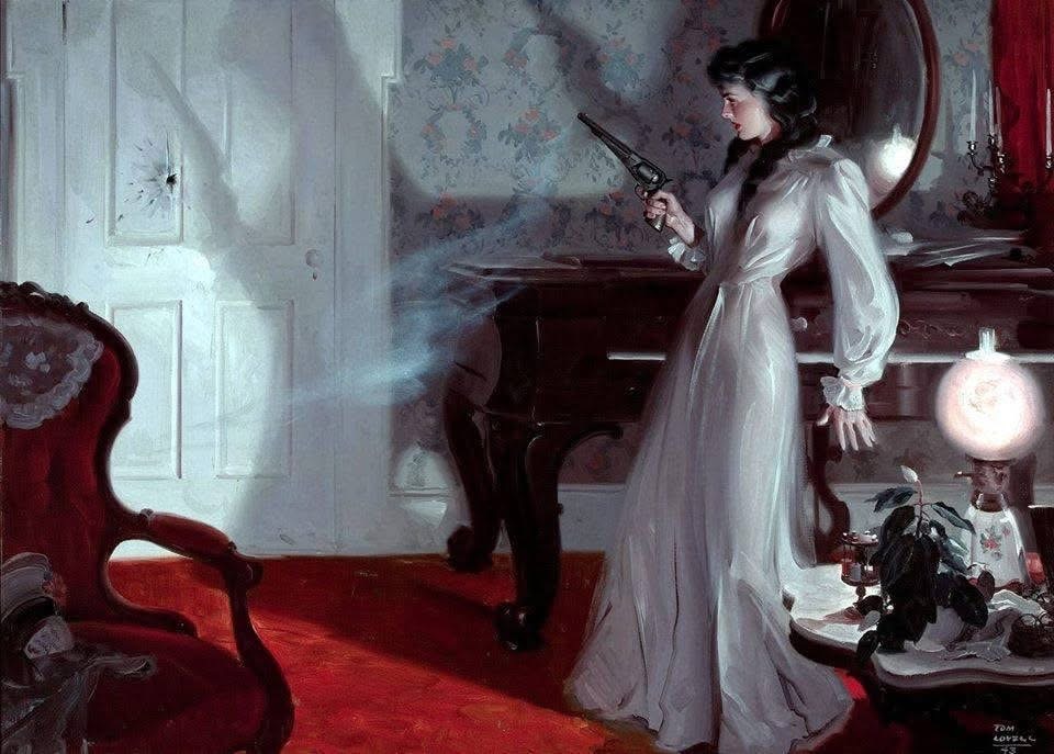 Shot in the Dark by Tom Lovell